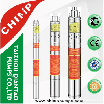 Pompe à vis submersible de la Chine 3QGD1.5-72-0.37 pompes souterraines de liste de prix